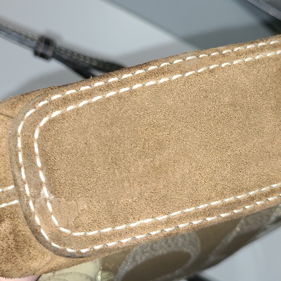 Coach gold metallicshoulder bag - Picture 3 of 10